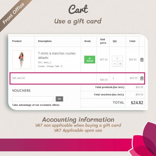 Gift Card - Advanced solution Module