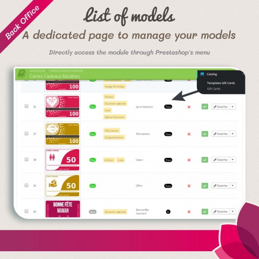 Gift Card - Advanced solution Module