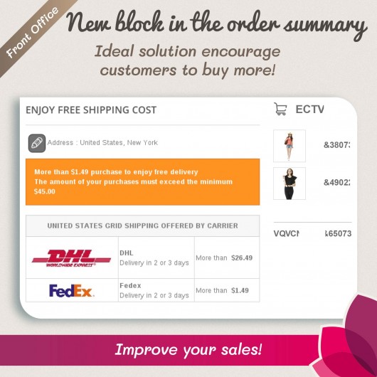 Free delivery manager prestashop addon