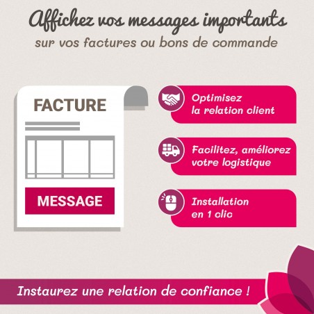 messages sur vos Factures et/ou Bordereaux