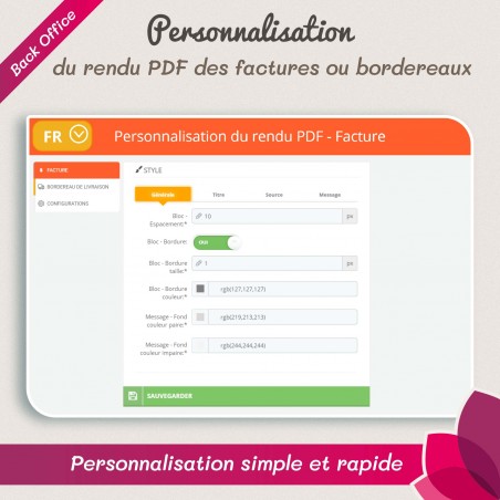 messages sur vos Factures et/ou Bordereaux