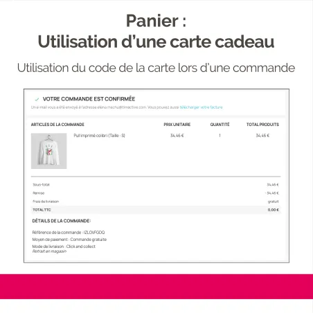 Gift Card - Le module PrestaShop de TimActive